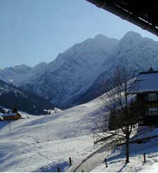 Blick vom Balkon